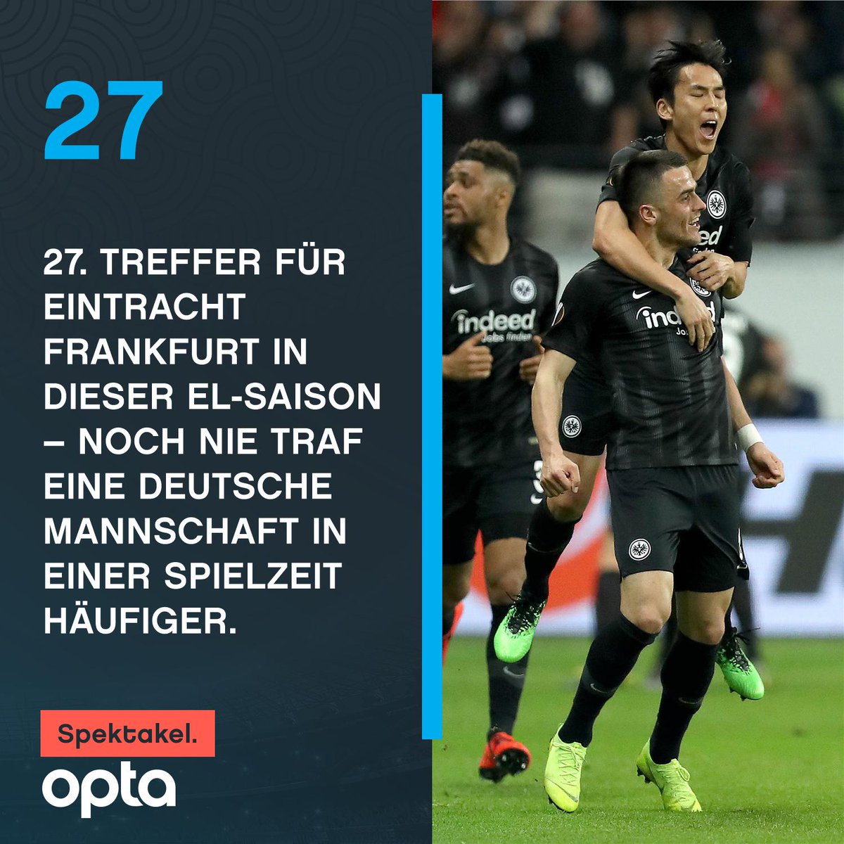 里程碑夜！法兰克福远射贴柱，欧联今夜刷纪录，信心回归，团队化学反应显著 